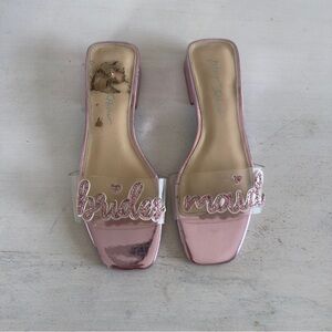 Betsey Johnson 'Bridesmaid' Pink Sandals